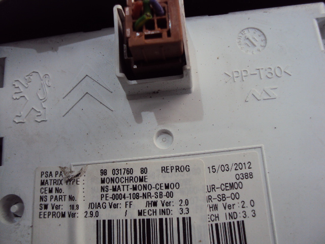 фото №6, Лічильник citroen ds5 9806017780