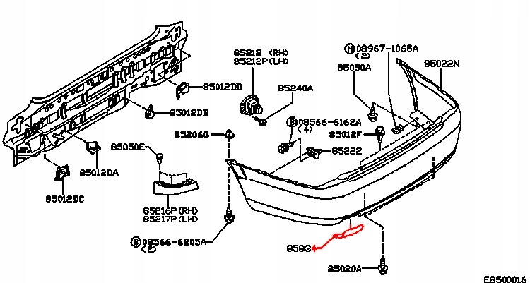 фото №8, Febest fecb-n16ukpr крышка багажника, hak holujący