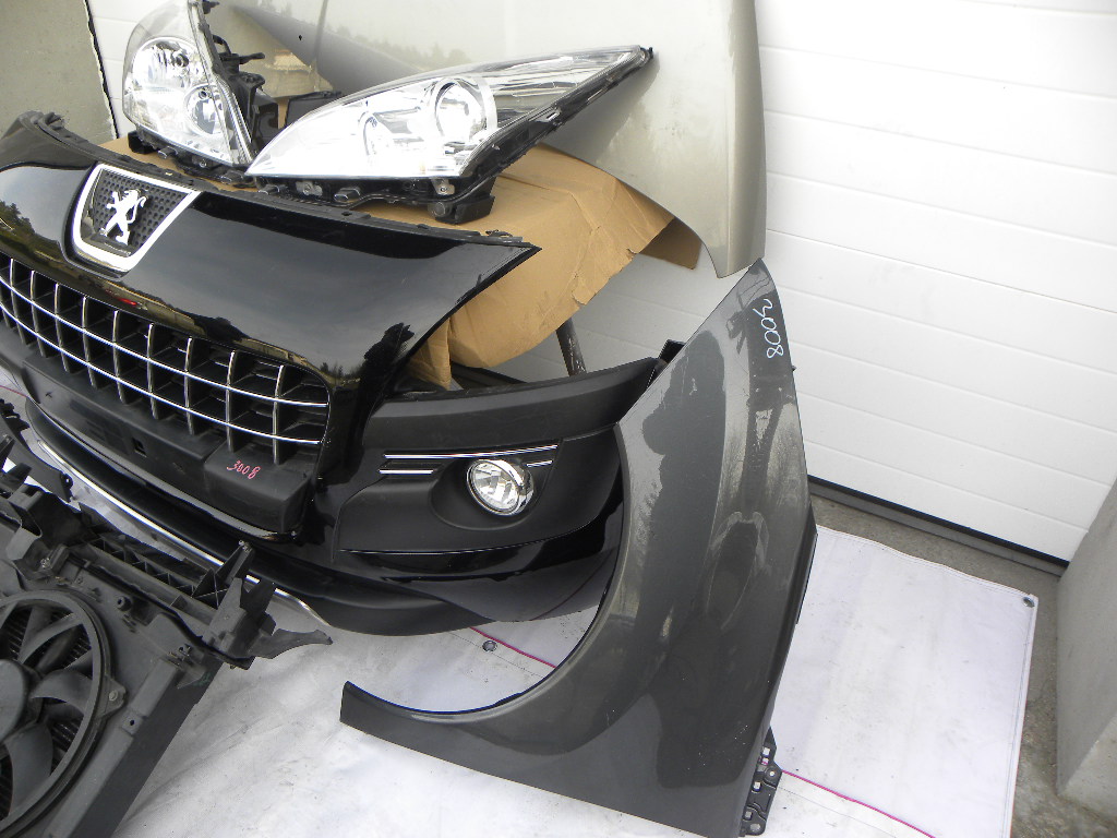 фото №5, Peugeot 3008 бампер капот лампы крыло pas