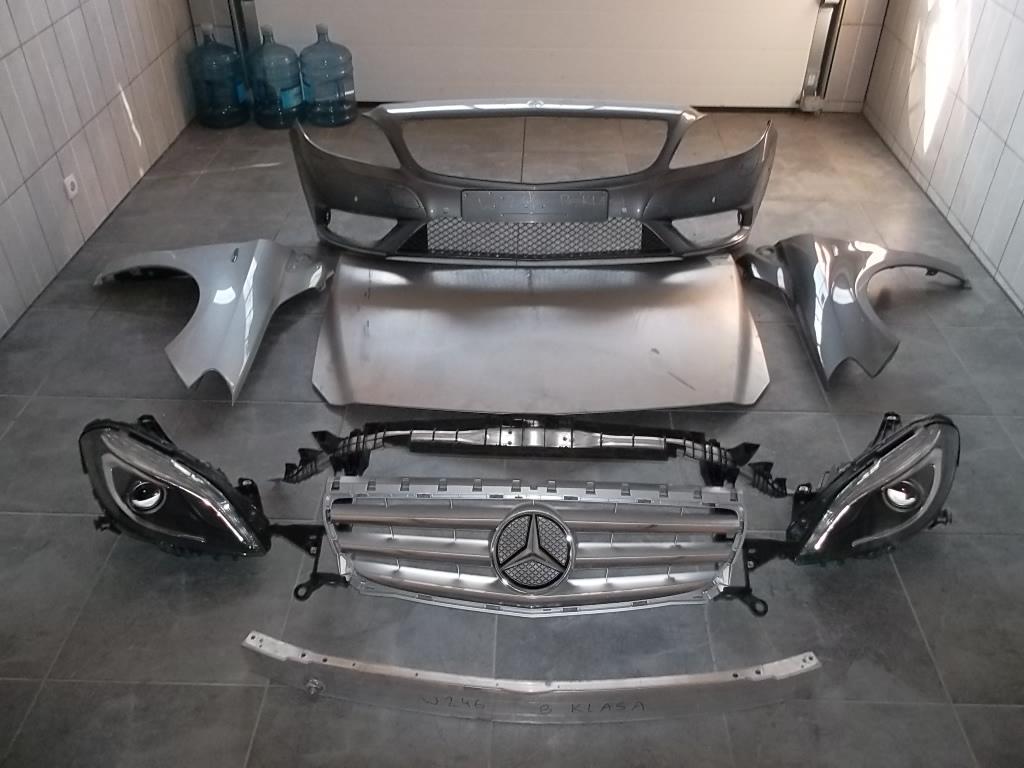 фото №1, Mercedes b klasa 246 w246 бампер kompletny перед