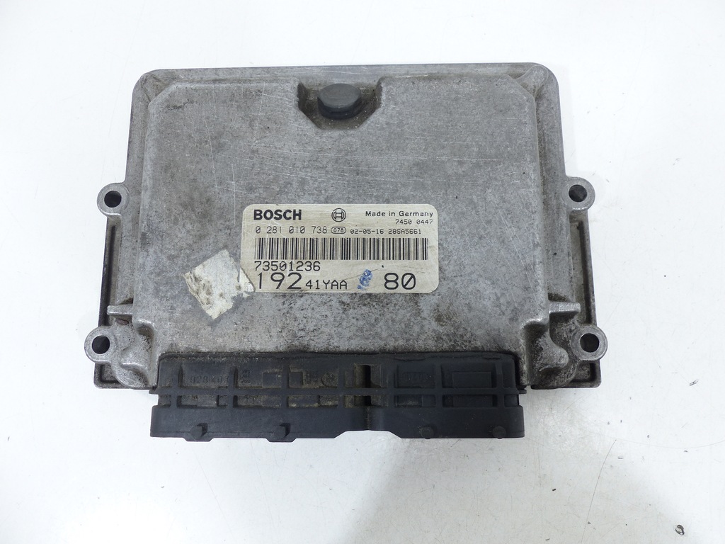 фото №6, Fiat stilo бортовий комп'ютер 0281010738 1.9jtd 59kw 01-04