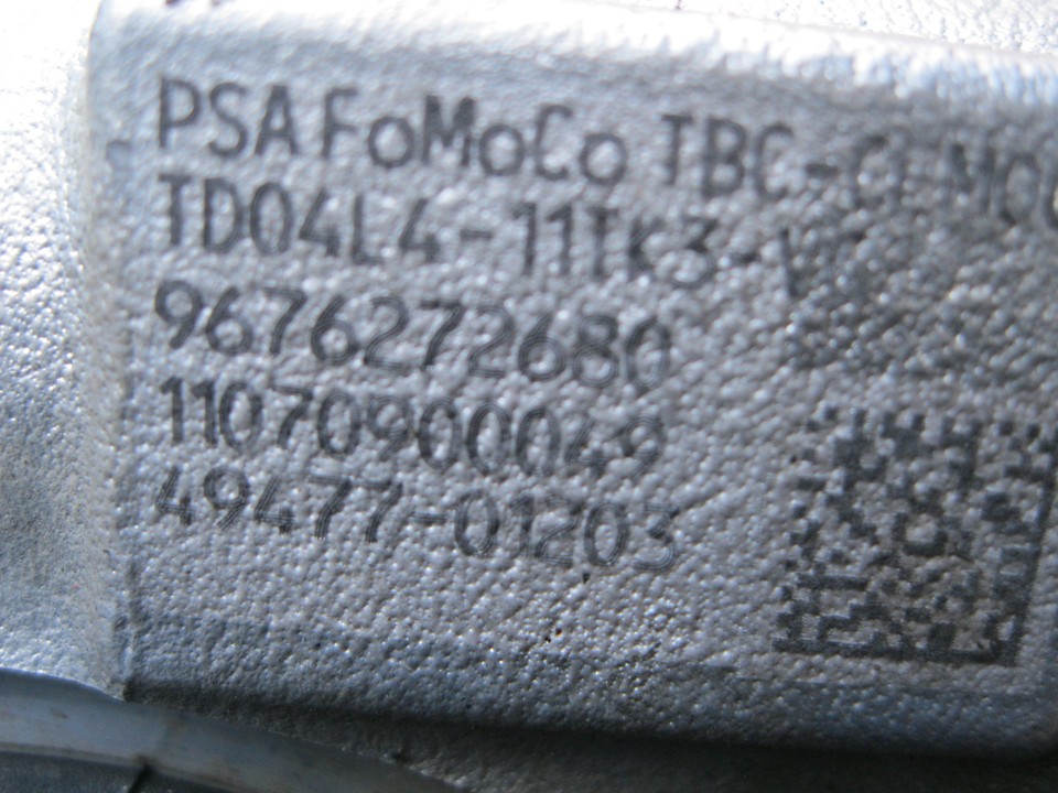 фото №2, Турбонагнетатель range rover evoque 2.2 9676372680