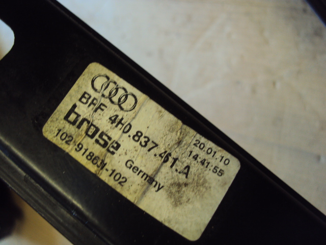 фото №5, Механизм окон левый перед audi a8 d4 2010r