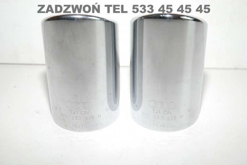 фото №2, Audi a4 a5 a6 a7 трубки na выхлоп хром оригинал