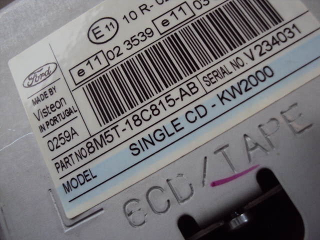 фото №4, Радио ford focus mk2 lift 8m5t18c815ab