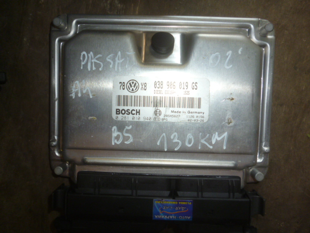 фото №1, Бортовий комп'ютер 1.9 tdi 038906019gs passat b5 a4