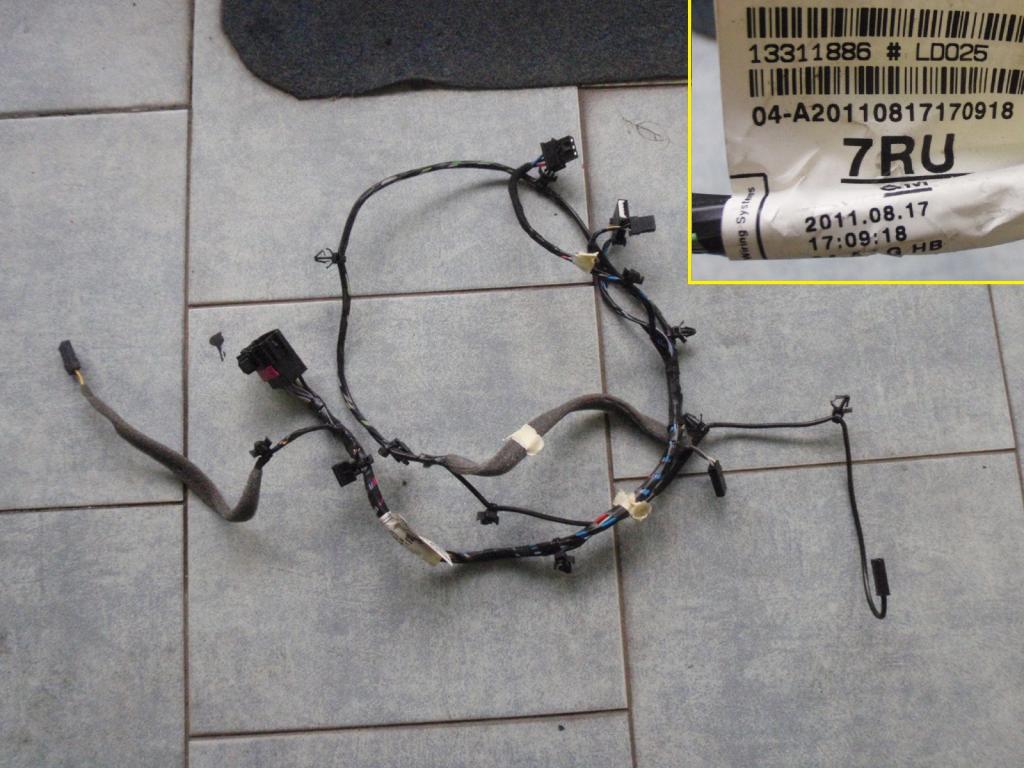 фото №1, Електропроводка джгут двері багажника opel astra j hb