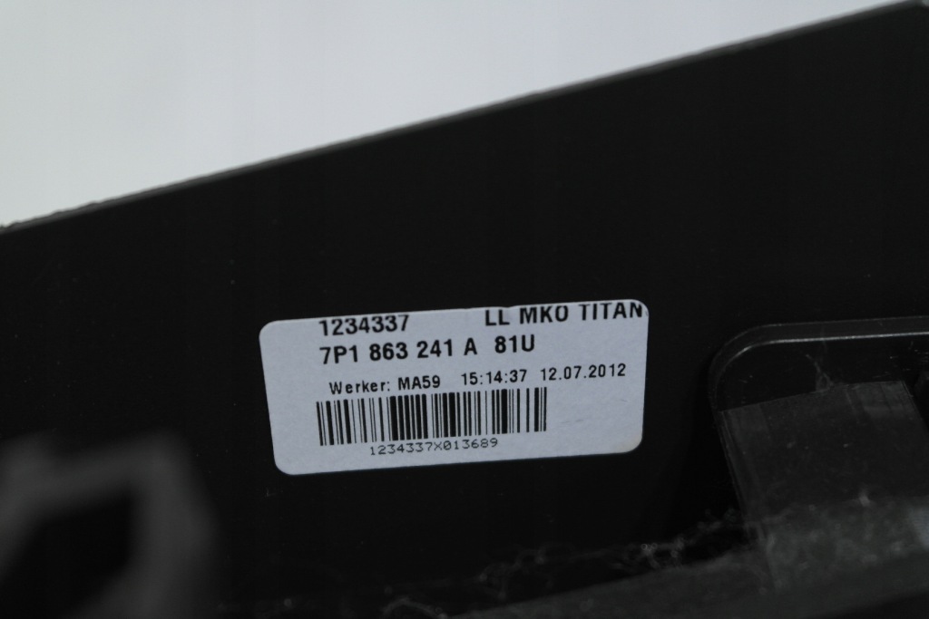 фото №4, Vw touareg 2010-15 r туннель средний подлокотник