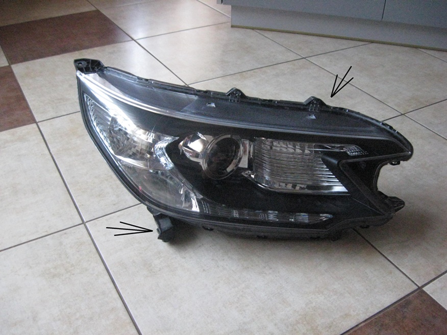 фото №1, Правая лампа - bi-xenon - led- honda cr-v iv - 2012