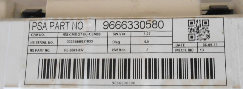 фото №6, Citroen c5 iii 2,0hdi счетчик europa 9666330580