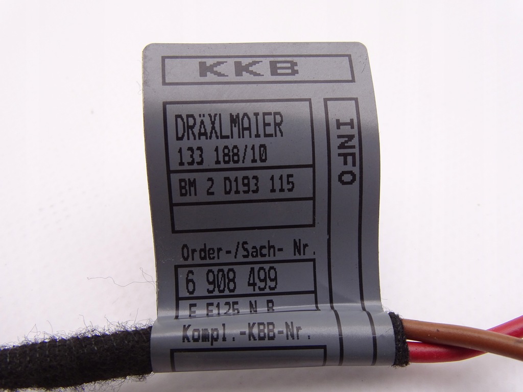 фото №2, Bmw e46 compact жгут электропроводка крышки задняя