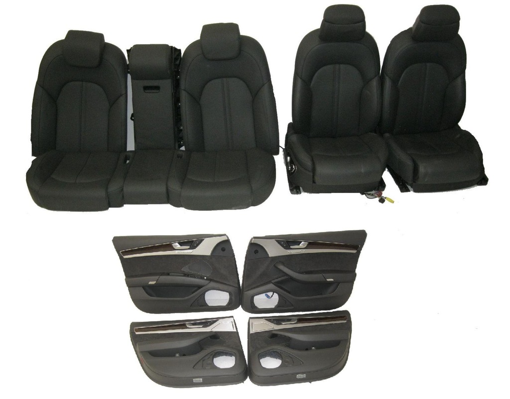 фото №1, Audi a8 4h сиденья сиденье обивка вентилируемые