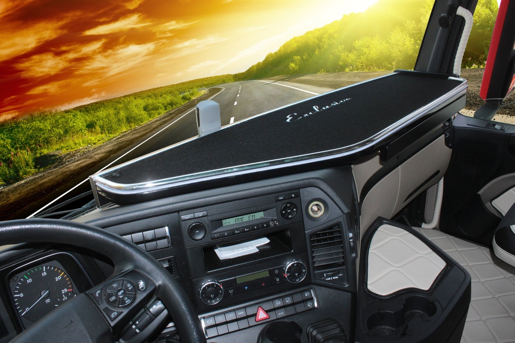 фото №9, Полка rtv tir mercedes actros mp4 большая с ящик