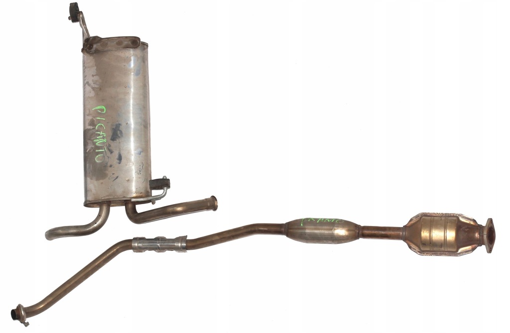 фото №1, Kia picanto ii выхлоп труба гаситель 1.0 бензин g3la