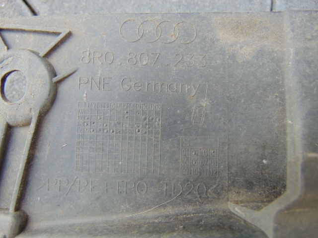 фото №8, Молдинг dół бампера перед audi q5 8r0807233