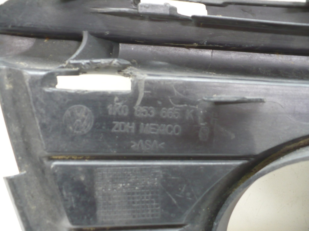 фото №7, Vw golf v решётка бампера левая 1k0853665k