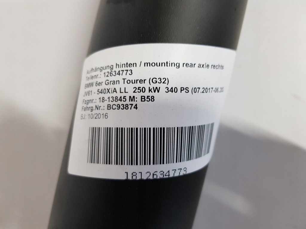 фото №6, Bmw g32 x-drive wał приводной 8685959