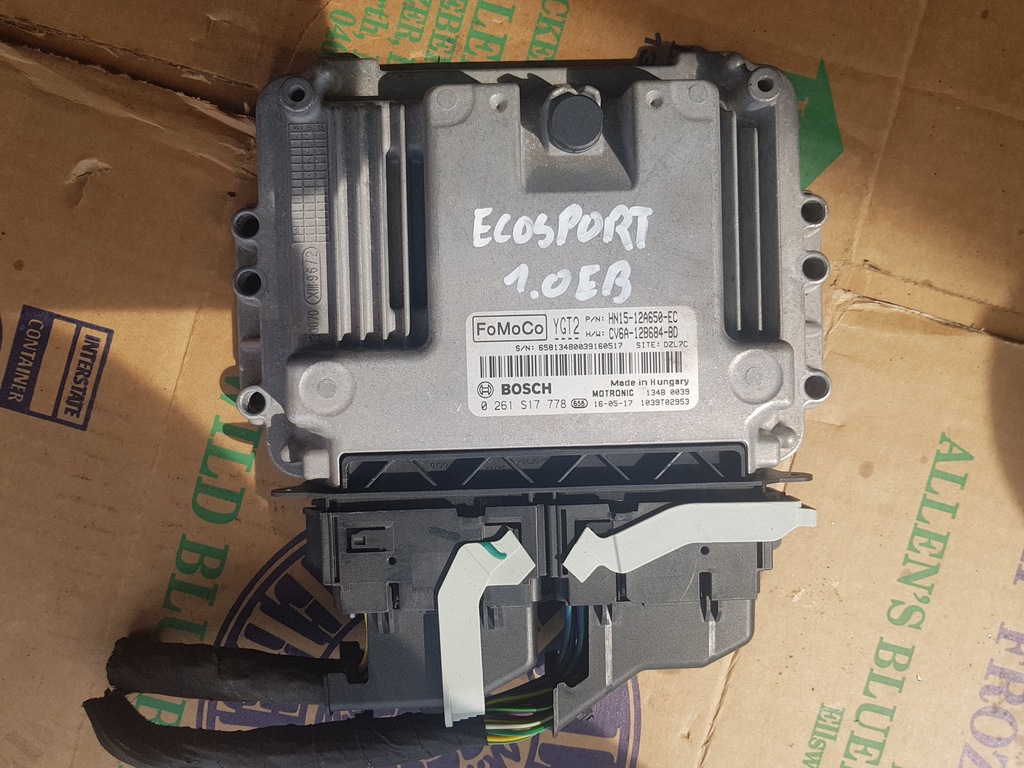 фото №1, Ford ecosport бортовой компьютер hn15-12a650-ec 1.0 eb