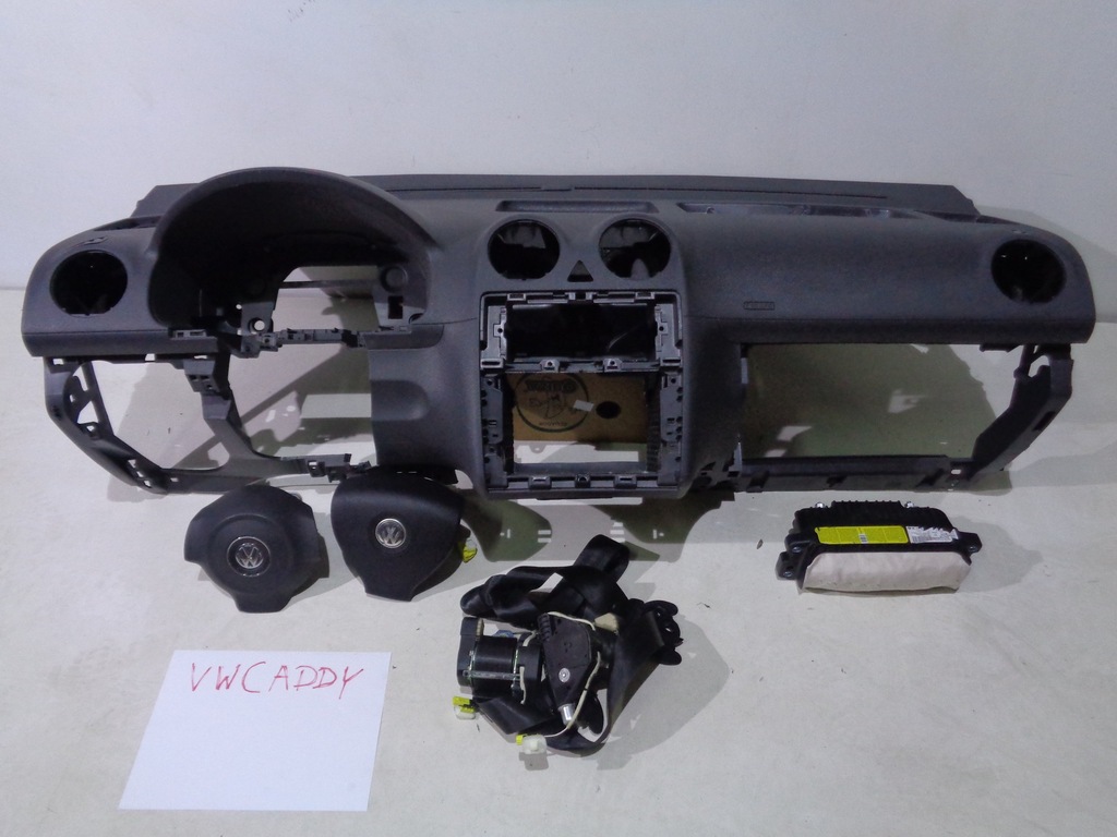 фото №1, Volkswagen caddy панель приладів панель приладів ремені подушка безпеки комплект