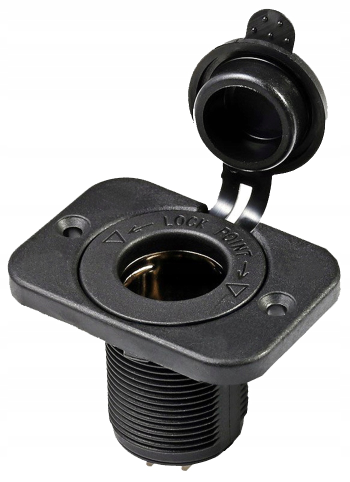 фото №1, Роз'єм прикурювача 12/24v 20a панель рамка