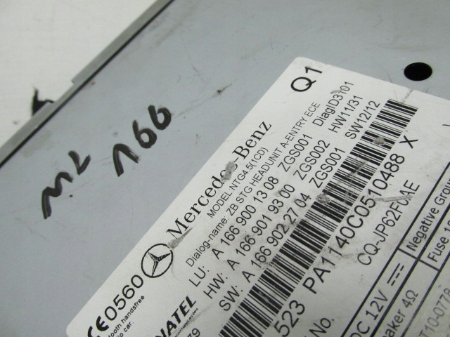 фото №6, Радио навигация mercedes ml w166 a1669001308