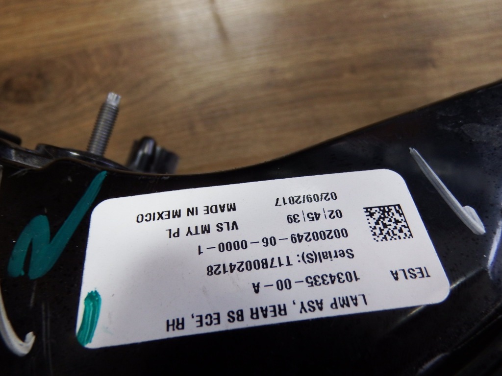 Лампа задняя tesla model x правая Доставка