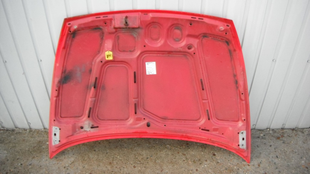 фото №10, Ford ka i 96-08 капот / czerwona / білий / жовта