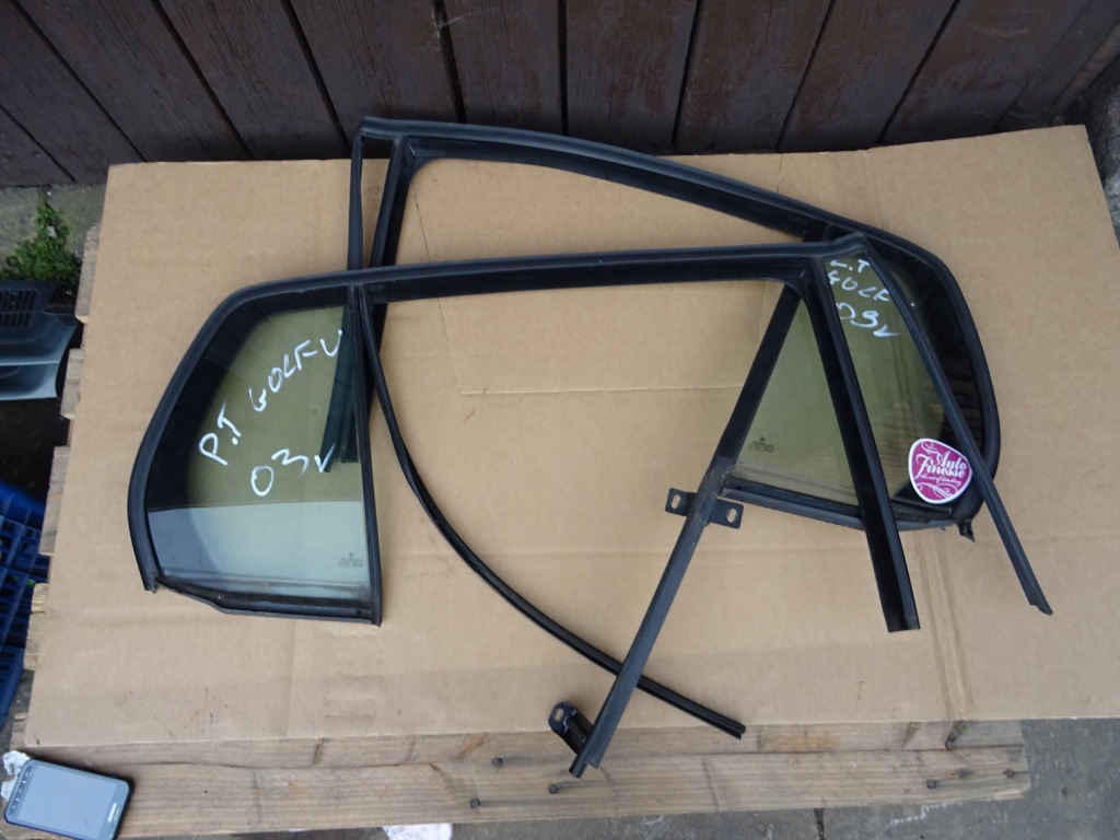 фото №1, Vw golf v стекло левая левый задняя прокладка