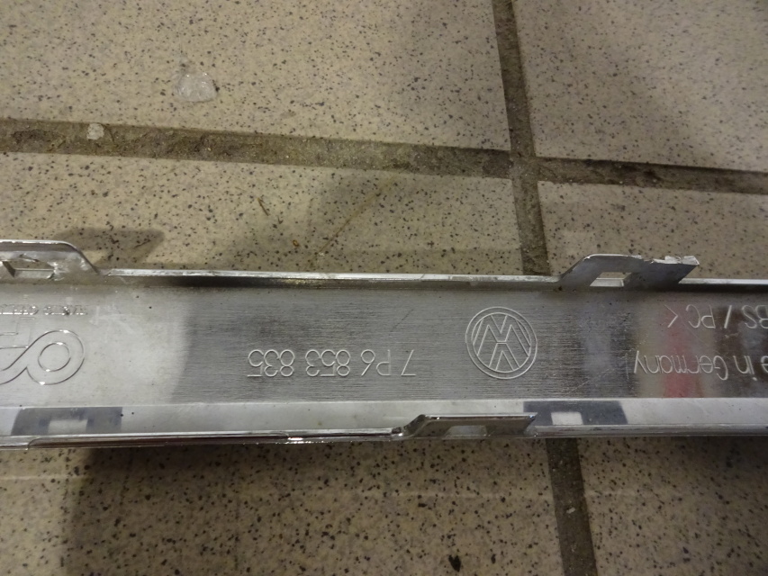 фото №6, Молдинг бампера задняя хром vw touareg