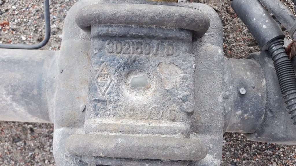 фото №9, Задня oś renault master movano 98-09 pod abs r16