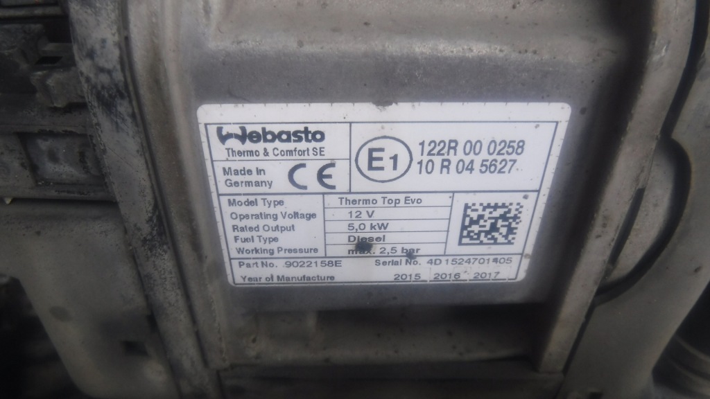 фото №2, Webasto peugeot citroen