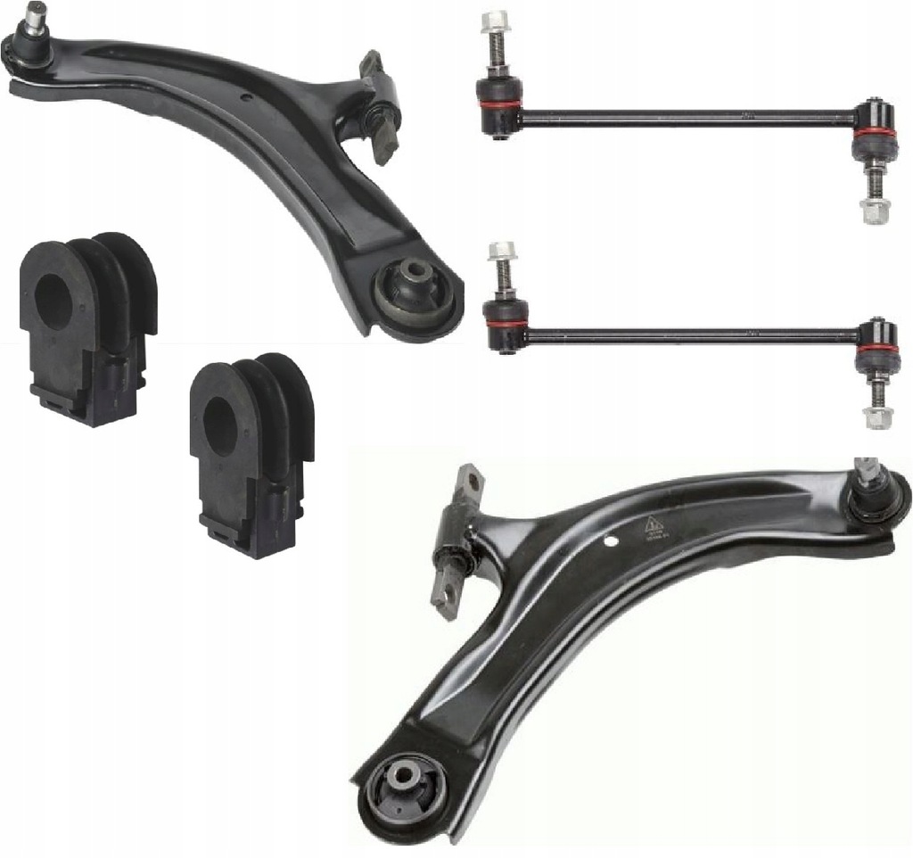 фото №1, 2 рычаги рычаг соединители резинки стабилизатора renault koleos