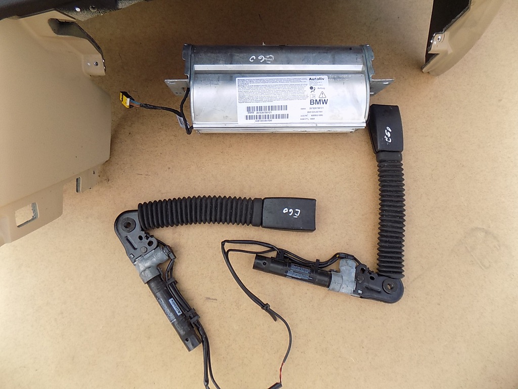 фото №4, Bmw 5 e60 e61 приборная панель консоль подушки безопасности подушка безопасности kpl