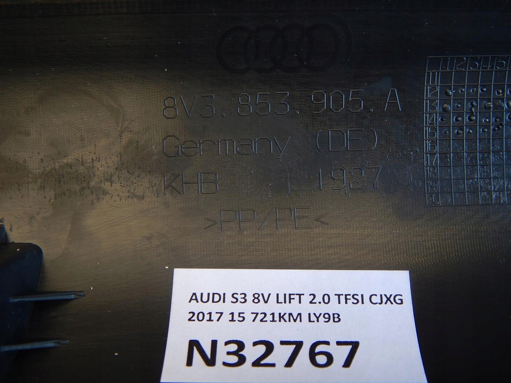 фото №4, Audi s3 8v защита молдинг порог левая 8v3853905a