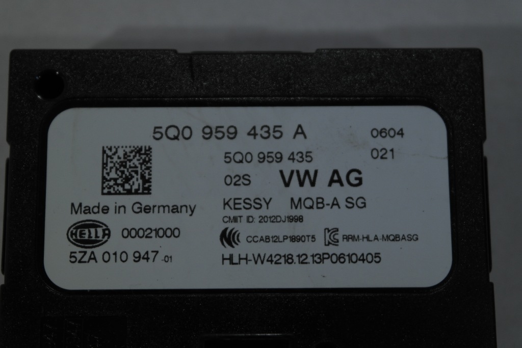 фото №2, Vw golf vii блок управления модуль kessy 5q0959435a