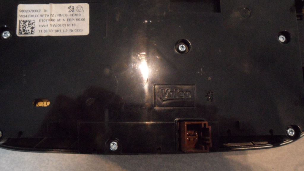 фото №5, Панель радио i кондиционера do peugeot 508