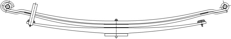 фото №1, Ресора ресори man 12 14 задня 3p