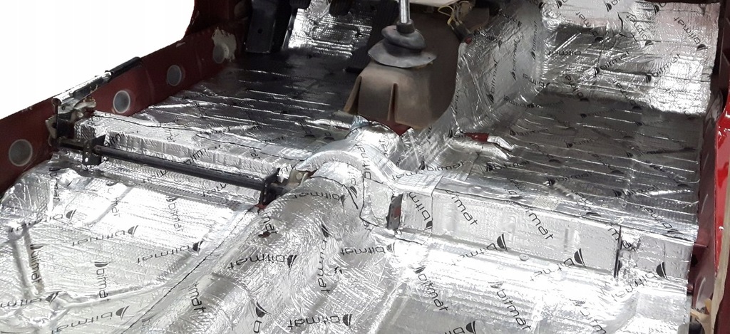 фото №14, Мат шумоизоляционная бутиловая тонкая с klejem 1,5mm na капот крышка двигателя