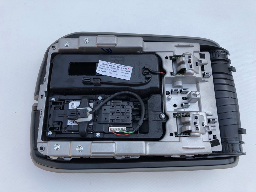 фото №6, Підлокітник шкіра dg6 platanengrau audi a8 d4 4h