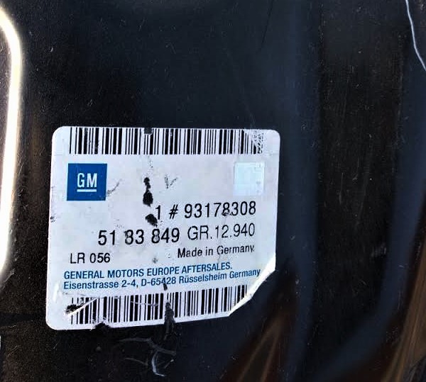 фото №6, Opel vectra c панель фары задний левый