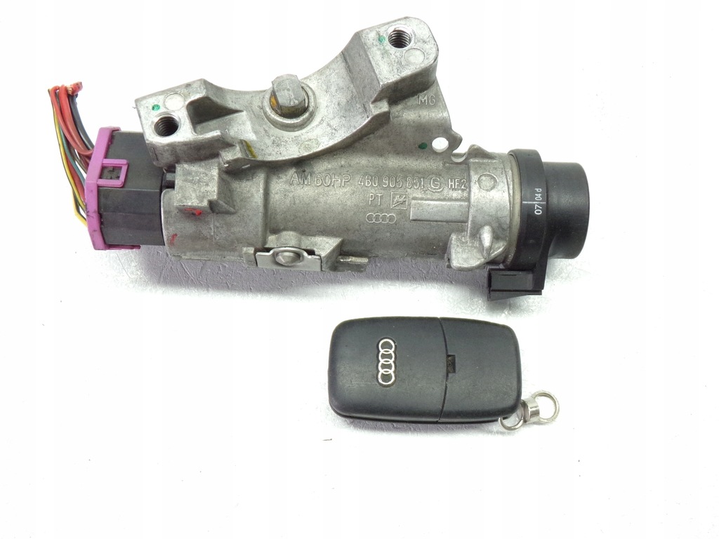 фото №8, Замок зажигания ключ - audi a4 b6 1.9 tdi 01-05 механическая коробка передач