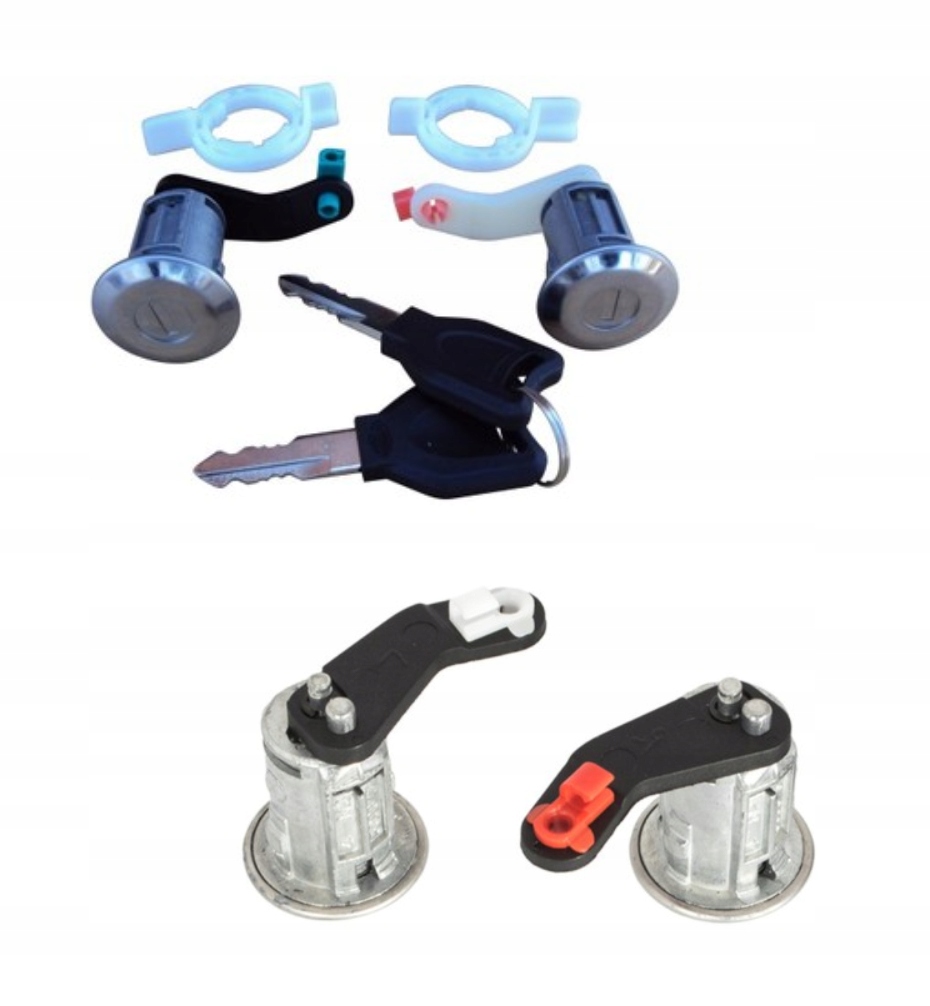 фото №1, 2x вкладка замка двері l/p opel movano 98-10