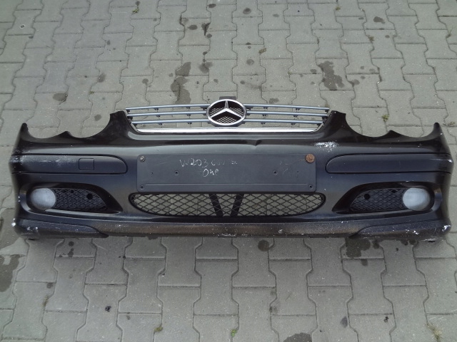 фото №1, Mercedes c klasa w203 coupe бампер перед решётка радиатора