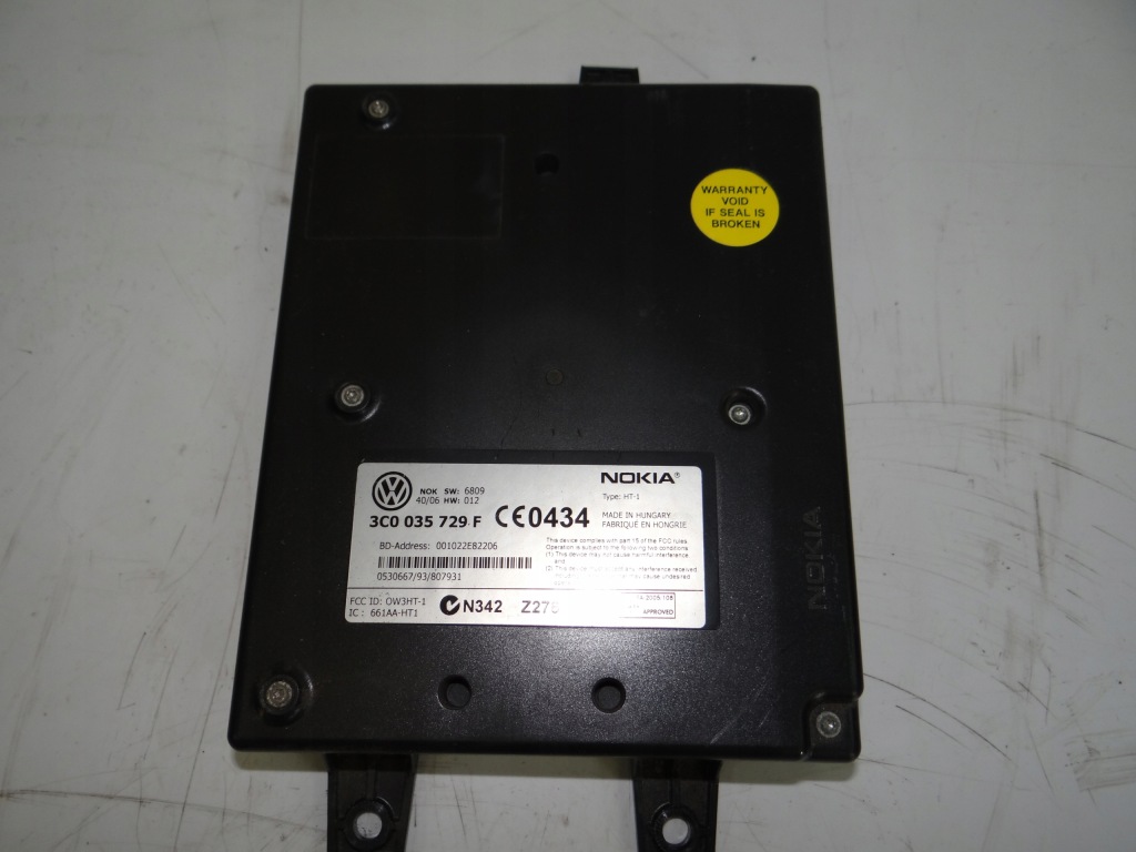 фото №1, Модуль bluetooth nokia volkswagen оригинальный номер 3c0035729f