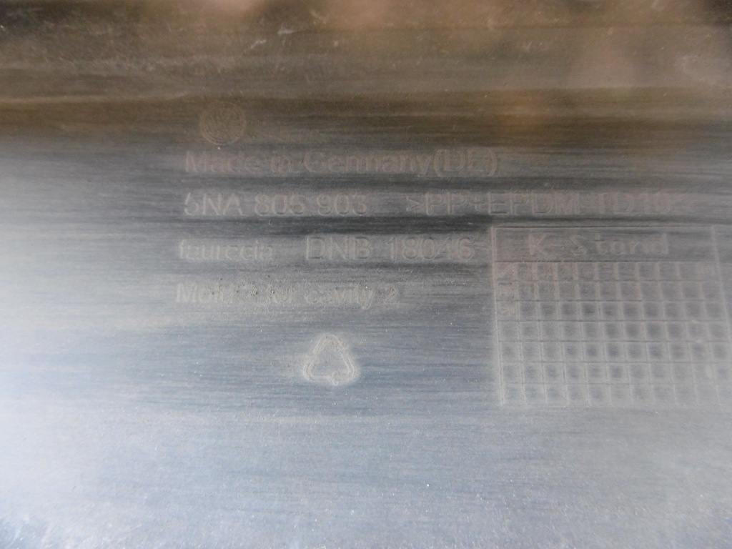 Vw tiguan спойлер накладка бампера 2016- 5na80590 в Украине