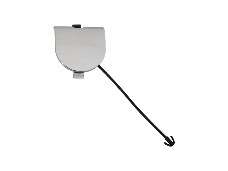 фото №1, Решітка заглушка фаркоп хром бампер fiat 500 2007-