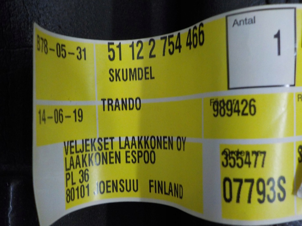 фото №3, Абсорбер бампера задня mni r56 r57 r59 754466