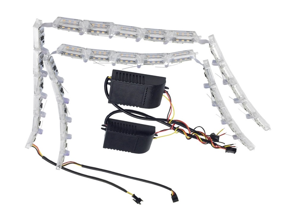 фото №12, Лента модульный дневные led drl поворотники 2w1