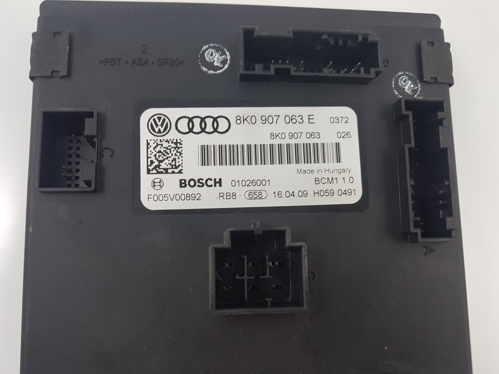 фото №3, Audi a5 модуль комфорта блок управления бортовой сетью bcm 8k0907063e