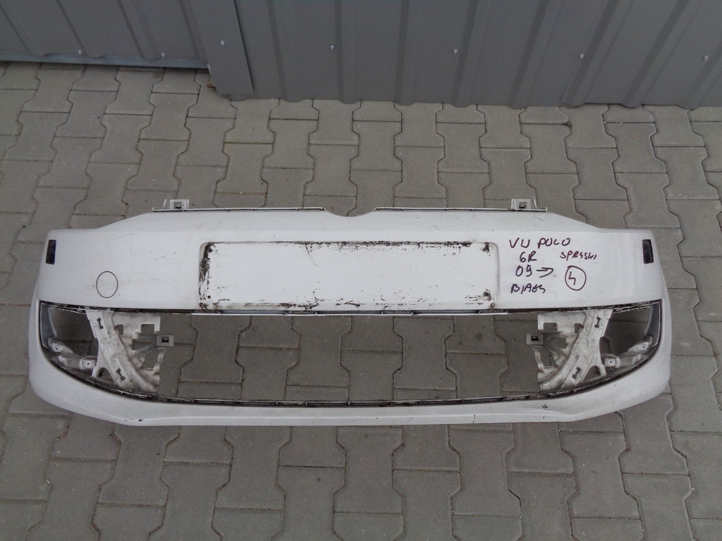 фото №1, Vw polo 09- 6r0 бампер оригинал перед омыватель